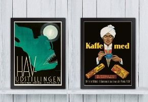 Flere Miniplakater i shoppen