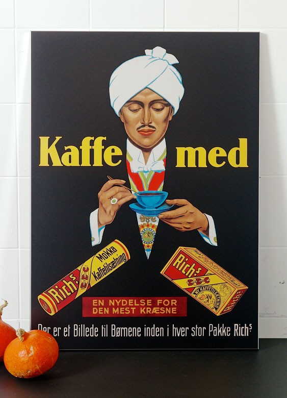 Mærkelig Håndværker Ministerium Kaffe med Richs, Steelposter - Ubekendt kunstner