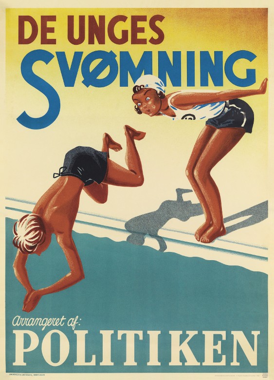 De unges svømning 
