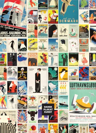 Dansk Plakatkunst Collage 