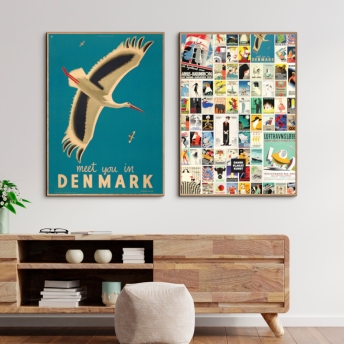 Plakatsæt Meet You in Denmark og DPK Collage