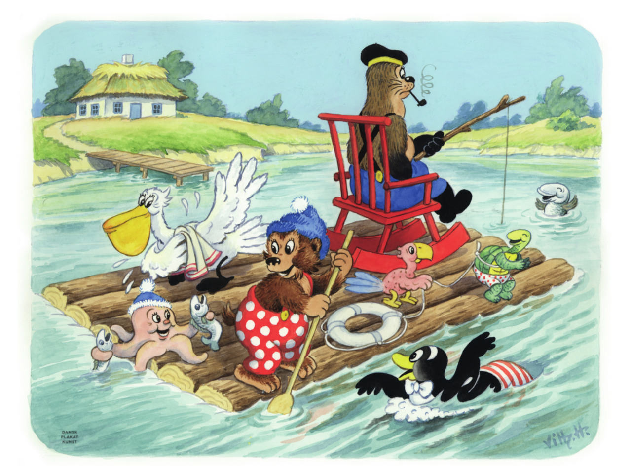 Rasmus Klump i Juni Vilhelm Hansen